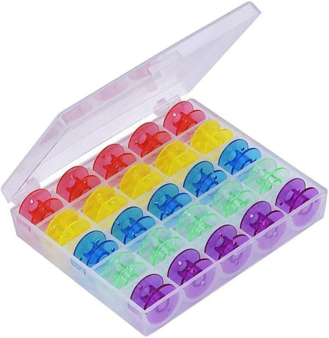 Plastic Bobbin Box Pack of 25