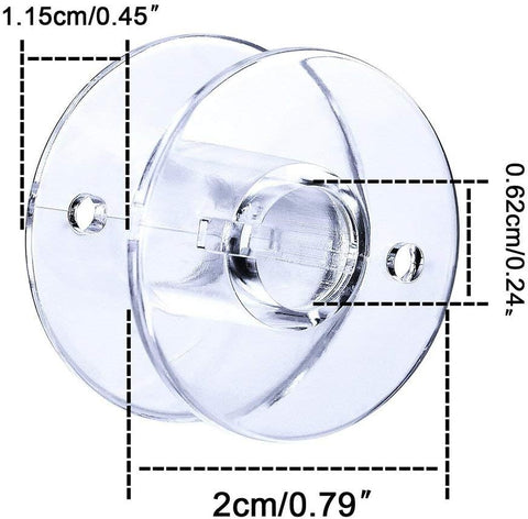 Plastic Bobbin Box Pack of 25