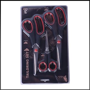 Butterfly Premium Plastic Multi purpose 3 set Scissors