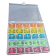 Color Bobbin Box Pack of 25