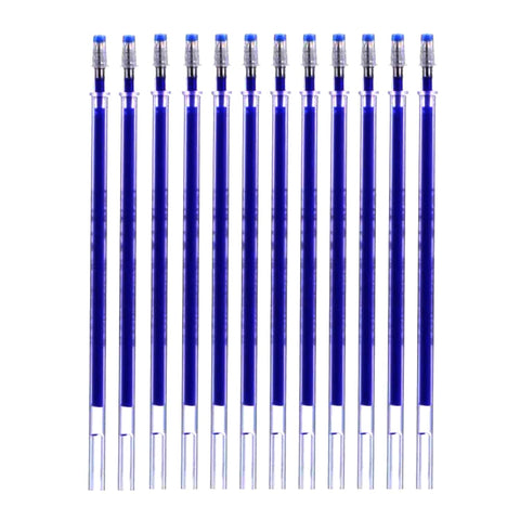 GEMSY Heat Erasable Pen Blue Fabric Marking Refills for Tailors Sewing Steam Marker