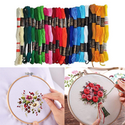 Gemsy Premium Collection of 50 Hand Embroidery Threads