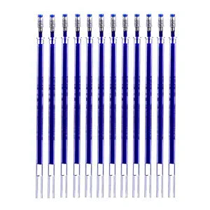 GEMSY Heat Erasable Pen Blue Fabric Marking Refills for Tailors Sewing Steam Marker